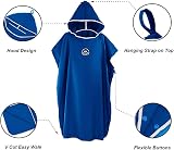 Hiturbo Changing Robe Surf Poncho with Hood One Towel Lightweight view 2