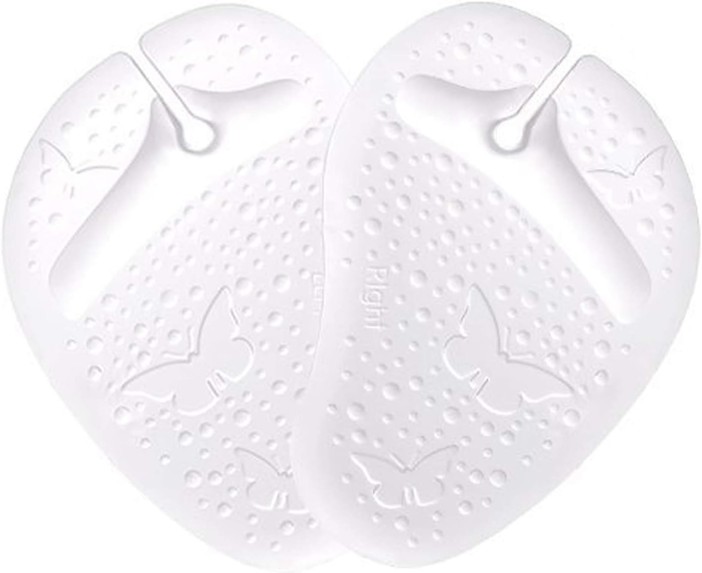 Gel Metatarsal Pads for Thong Sandals Flip-Flops, 2Pairs Forefoot Cushion Inserts, Ball of Foot Grip Pads for Metatarsal Support and Pain Relief, Anti-Slip: Health & Personal Care