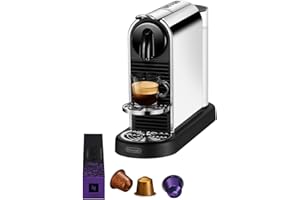 Nespresso CitiZ PLATINUM Espresso Machine by De'Longhi, EN220M Chrome, with $30 Nespresso coffee voucher