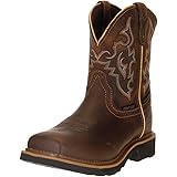 Justin Boots Ladies Jalena Maple Tan 8" Maple Tan Top Water Proof Comp Toe Work Boot 10 B
