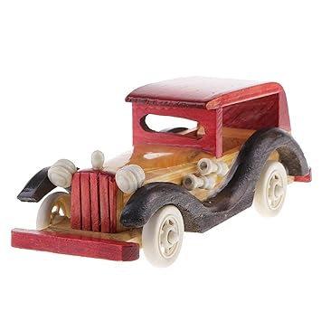 vintage wooden car