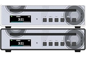 SMSL PL100PRO CD Player,RCA/Optical/Coaxial/XLR Balanced/3.5+4.4mm Headphone Output,200mW 32Ω,2*CS43131 High-End DAC Chips,Co