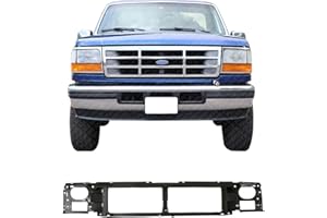 AUTOMMY US AUTO PARTS PLUS New Front Grille Mounting Header Panel Direct Replacement For Ford Bronco 1992-1996 / F-150 F-250 F-350 / F Super Duty 1992-1997 F6TZ8A284AC FO1220113