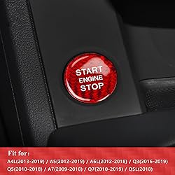 Engine Push Start Stop Button Cover Trim for Audi