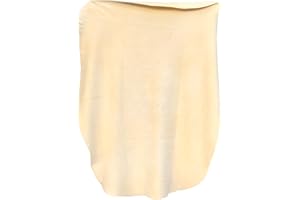 SHEEPSKIN ELITE Chamois Drying Cloth Car Drying Towel Real Leather Super Absorbent Fast Drying Natural Chamois Car Wash Cloth Accessory (5 sq ft)