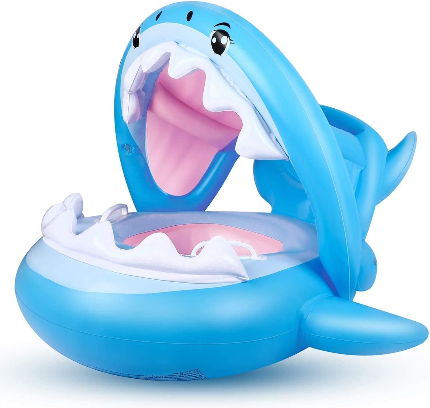 Piscines Et Bassins Pour Enfants Zenghh Bebe Float Shark Piscine Enfant En Bas Age Floaties Avec Gonflable Canopy Pare Soleil Shark Infantile Piscine Exterieure Anneau Bebe Piscine Float Jouets For Les Enfants De