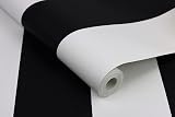 Rasch Just Me Paper Wallpaper Graphic Stripes Black Cream 286694 Made in Germany view 8