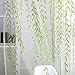 Comemall Tulle Catkins Door Balcony Curtain Panel Sheer Scarfs Window Screens Valance