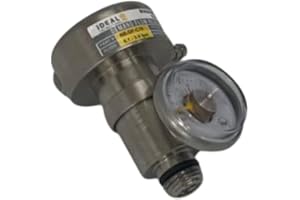 IDEAL CALIBRATIONS Demand Flow Calibration Gas Regulator Compatible with BW Technologies, Industrial Scientific (ISC), MSA, RAE, and RKI Pumped Gas detectors - Nickel Plated Brass - C10