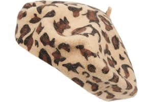 TZ PROMISE Women's French Beret Hat Solid Color Plain Wool Classic Traditional Artist Cap