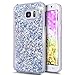 Galaxy S7 Edge Case , S7 Edge Quicksand Star Liquid Case, Surpriseyou Twinkle Little Stars Moving sand Liquid Shiny Bling Glitter Sparkle Hard PC Case for Samsung Galaxy S7 Edge (Silver Diamonds)