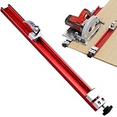 Circular Saw Guide Rail Fits 11.8" Saw Base, Adjustable Cutting Machine Base Guide for Woodworking, Electric Circular Guide Specially Designed for Precision Cutting and Milling Tasks