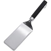 Weber&reg; Griddle Spatula, Stainless Steel | Beveled Edge Spatula with Easy‑Grip Elevated Handle for Flat‑Top Griddles, Smash Burgers &amp; Outdoor Cooking, Griddle Accessory
