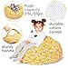 Stuffed Animal Storage Bean Bag - Toy Storage Bag EXTRA LARGE Size 38-inch - Soft Cotton Canvas Plush Toy Organizer - BeanBag Chair for Kids - Great for Covers Plush Toys Towels Clothes