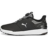 Puma Golf Men's Ignite Elevate DISC Golf Shoe, Puma Black-Puma Silver, 8