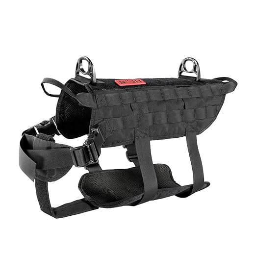 Power Rocket K9 Taktische Hundeweste Hunde Harness MOLLE