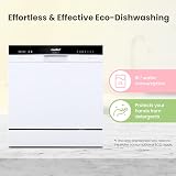 COMFEE' Table Top Dishwasher TD802 8 Place Settings 7 Programs LED Display view 4