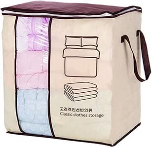No Tejido Ropa portátil Bolsa de Almacenamiento Organizador Plegable