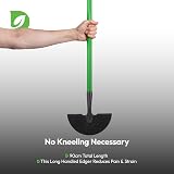 Hardys Garden Tools Carbon Steel Lawn Edger Half Moon T Handle 91cm view 8