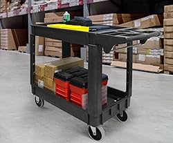 MaxWorks 50993 500-lb Utility Service PP Cart with