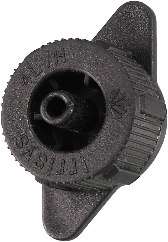 sourcing map Pressure Compensating Dripper 1 GPH 4L/H Emitter for Garden Lawn Drip Irrigation with Barbed Hose Connector - Image 4