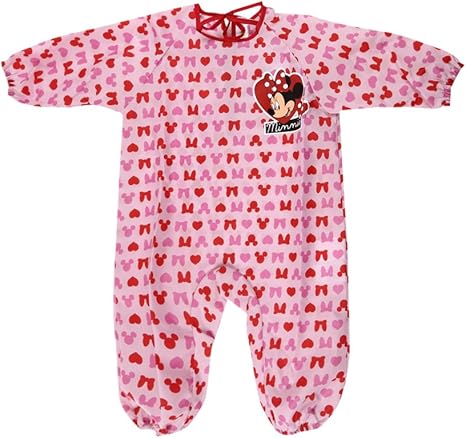Amazon Co Jp ディズニー Disnyお砂遊びに大活躍 ミニー つなぎ Uza30 95cm ミニー ピンク 服 ファッション小物
