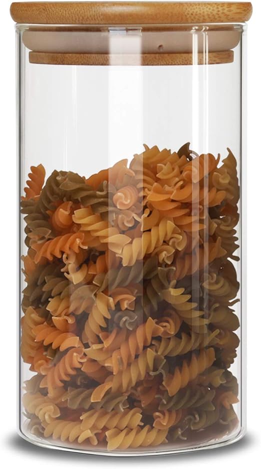 Amazon Com Idealux Glass Food Storage Containers 43fl Oz 1280ml