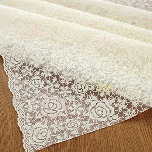 AMYDREAMSTRORE Waterproof PVC Table Cloth,[Dining Table] Table Cloth Living Room Tea Table Plastic Anti-scalding Oil-Proof Disposable Oblong Table Cloth-E 100x138cm(39x54inch)
