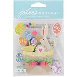 Jolees Boutique Dimensional Stickers, Easter Basket