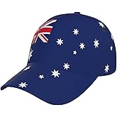 YSBYEIU Australian Flag Baseball Hats for Women Men Adjustable Australia Hats Travel Running Golf Cap Hat