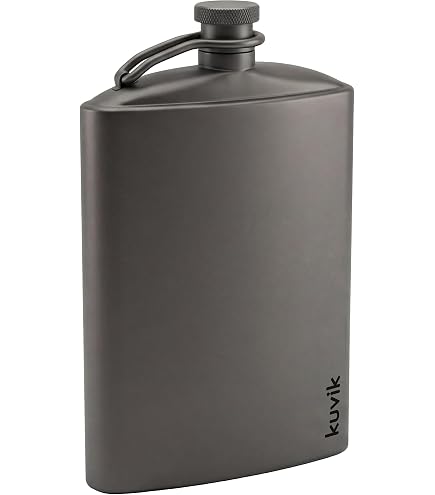 Amazon.com: Snow Peak 8.4 Ounce Titanium Flask : Sports & Outdoors