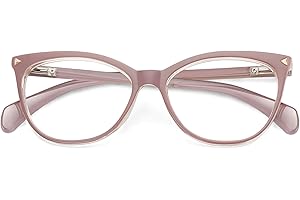 MEETSUN Non Prescription Glasses Frames For Women，Retro Cateye Fake Eyeglasses HD Clear Lens