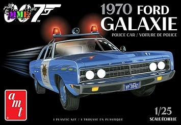 1970 Ford Galaxie Police James Bond 007 Diamonds Are Forever 1 25 Amt Model Kit Bausatz Amt1172 Amazon De Auto