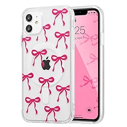UEEBAI Magnetic for iPhone 11 Case, Bow Case