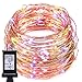 Oak Leaf String Lights, 39.2ft 120 LEDs Multi Color Fairy Lights Starry Light Copper Wire Waterproof Rope Lights Outdoor Indoor Party Wedding