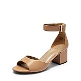 DREAM PAIRS Womens Heels, Chunk Low Heel