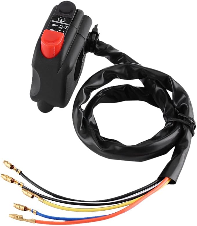 Motorcycle Handlebar Switch, Keenso Motorbike 7/8 Handlebar Mount