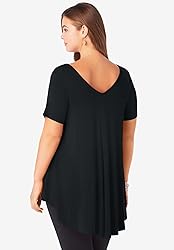Roaman's Women's Plus Size Swing Ultra Femme Tunic