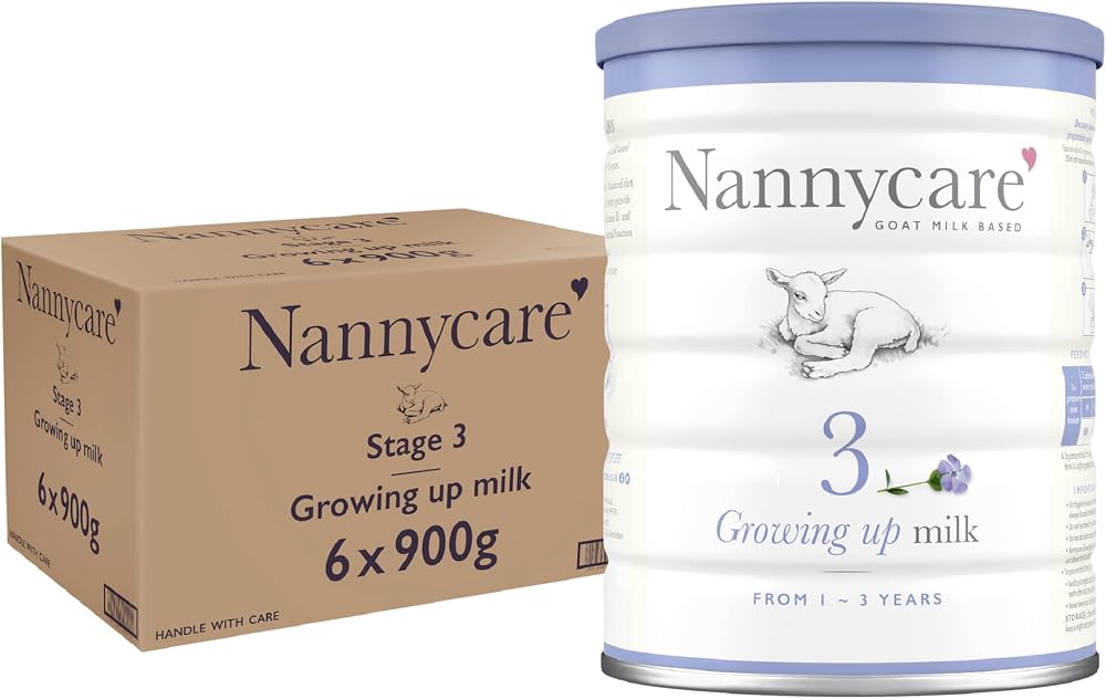 Nannycare Stage 3 Goat Milk Toddler Formula 900g - Natural Nutrition