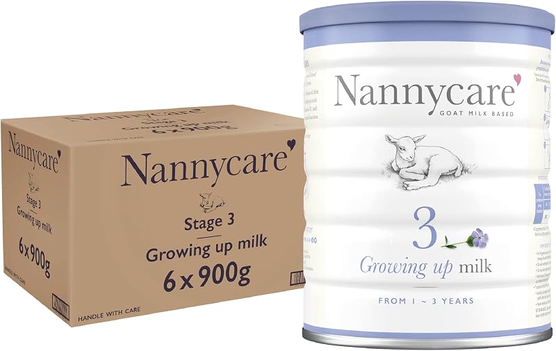 Nannycare Stage 3 Goat Milk Toddler Formula 900g - Natural Nutrition