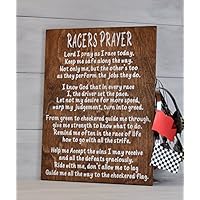 Racing Sign, Racers Prayer, Racing Gift, Dirt Track Racing, Nascar Gift,Race Track,NASCAR,Gift for the Race Fan,Race Fan,Home Decor,Man Cave