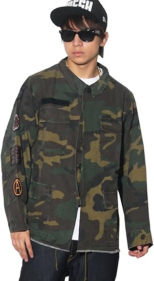 Amazon シビル Civil ミリタリージャケット 迷彩柄 17cv Aw009j カモフラ M コート ジャケット 通販