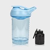 CREAWELLAY Protein Shaker Bottle, Leakproof Protein Cup for Gym, Fitness & Supplements(1pack,Blue)