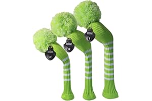 Scott Edward Golf Headcovers for Woods Set of 3 Fits Well Driver(460cc) Fairway Wood and Hybrid(UT) The Perfect Change for Golf Bag