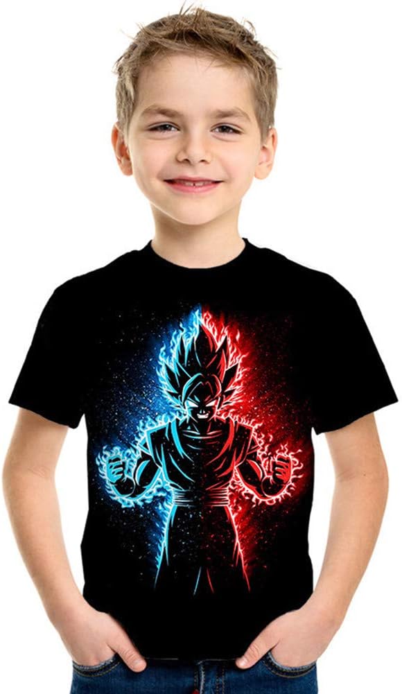 Boys Girls 3D Print T-Shirts Summer Fashion Casual Shirt
