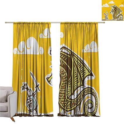 Amazon Com Despkon Home Diy Grommet Curtain For Living Room