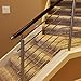 Stainless Steel Adjustable Stair Handrail Support E030/S. Indoor and Outdoor Railing Projects. Connects Handrail to Newel Posts and Secures Stair Handrails in Place.