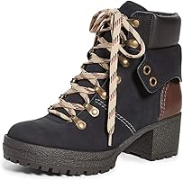 See by Chloe Women's Eileen Mid Heel 40mm Boots, Nero, Black, 8 Medium US