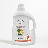 PURE BOTANIX Citrus Organic Plant- Based Laundry Detergent 68 Fl Oz | 66 Loads, Natural Hypoallergenic Non-Toxic Soap for Sensitive Baby Skin. Concentrated Enzyme Stain Remover, Sulfate Free