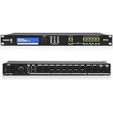 FULODE DP-26 2-In/6-Out Professional Digital Audio Processor, DSP Loudspeaker Management for Line Array Systems, All-in-One Matrix System with Equalizer, Crossover, Mixer, Effect Processor &amp; Delayer.